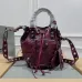 Balenciaga Bucket Bag Burgundy Leather Studded Edges A Bold Fashion Statement size:30×23×17cm #A54208