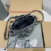 Balenciaga Bucket Bag: Metallic Leather, Studded Details, Edgy Urban Style size:15×17×19cm #A54207