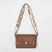 Burberry Crossbody Bag Logo Embroidered Strap &amp Leather A Nod to Heritage size:25×8×18cm #A54201