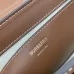 Burberry Crossbody Bag Logo Embroidered Strap &amp Leather A Nod to Heritage size:25×8×18cm #A54201
