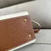 Burberry Handbag Two Tone Leather &amp Gold “TB” Logo Epitomizing Sophisticated Elegance size:27×11×20cm #A54200