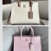 Burberry Handbag Two Tone Leather &amp Gold “TB” Logo Epitomizing Sophisticated Elegance size:27×11×20cm #A54200