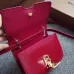 Burberry TB Leather Shoulder Bag - Burgundy Shoulder Bags #A51002