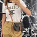 Celine FOLCO SHOULDER BAG IN TRIOMPHE CANVAS size:20×14×5cm #A54102