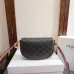 Celine FOLCO SHOULDER BAG IN TRIOMPHE CANVAS size:20×14×5cm #A54102