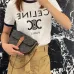 Celine FOLCO SHOULDER BAG IN TRIOMPHE CANVAS size:20×14×5cm #A54102