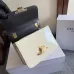 Chic Black Patent Leather Celine Handbag With Signature Gold Hardware For Fashionistas size:18×13×6cm #A54348