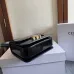 Chic Black Patent Leather Celine Handbag With Signature Gold Hardware For Fashionistas size:18×13×6cm #A54348
