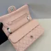 Authentic CHANEL Classic Flap Bag in Light  Caviar Leather good Hardware  Wide 25cm #A54378