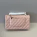 Authentic CHANEL Classic Flap Bag in Light  Caviar Leather good Hardware  Wide 25cm #A54379
