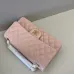 Authentic CHANEL Classic Flap Bag in Light  Caviar Leather good Hardware  Wide 25cm #A54379