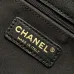 Chanel Black Quilted Leather Handbag With Gold Chain Strap And Iconic CC Logo size:18×29×8cm #A54386