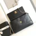 Chanel Black Quilted Leather Handbag With Gold Chain Strap And Iconic CC Logo size:18×29×8cm #A54386