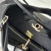 Chanel Kelly 31 Shopping Tote Black Calfskin size:22×24×5cm #A53914