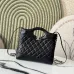 Chanel Kelly 31 Shopping Tote Black Calfskin size:22×24×5cm #A53914