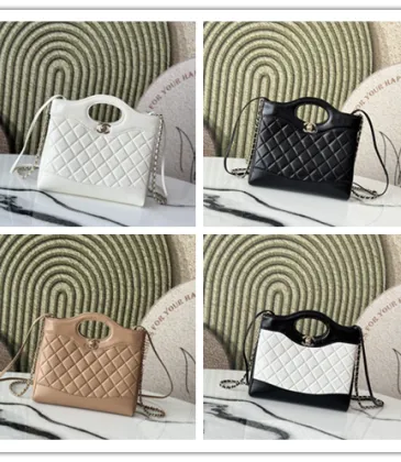 Chanel Kelly 31 Shopping Tote Black Calfskin size:22×24×5cm #A53914