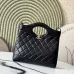 Chanel Kelly 31 Shopping Tote Black Calfskin size:32×30×9cm #A53913
