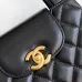 Chanel Mini Bag: Quilted Leather, Gold “CC”, A Timeless Fashion Icon 25c Kelly size:13×9×7cm #A54205