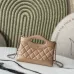 Chanel Mini Kelly 31 Shopping Tote Black Calfskin size:17×20×5cm #A53910