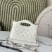 Chanel Mini Kelly 31 Shopping Tote Black Calfskin size:17×20×5cm #A53910
