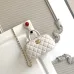 Chanel Quilted Handbag With Gold Chain And CC Logo A Timeless Fashion Piece size:11×20×8cm #A54380