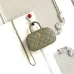 Chanel Quilted Handbag With Gold Chain And CC Logo A Timeless Fashion Piece size:11×20×8cm #A54380