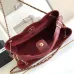 Chanel Quilted Leather Tote With Gold Chain Strap And Iconic CC Logo size:36×24×12cm #A54381