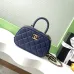 Chanel Quilted Mini Handbag With Top Handle And Gold Chain Strap size:11×20×8cm #A54382