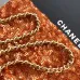 Chanel Sequined Top Handle Bags In Brown And Orange With Signature CC Logo size:13×19×7cm #A54383