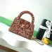 Chanel Sequined Top Handle Bags In Brown And Orange With Signature CC Logo size:13×19×7cm #A54383