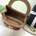 Chanel Sequined Top Handle Bags In Brown And Orange With Signature CC Logo size:13×19×7cm #A54383