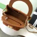 Chanel Sequined Top Handle Bags In Brown And Orange With Signature CC Logo size:13×19×7cm #A54383