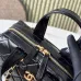 Chanel Small bowling bag, Patent crumpled calfskin size:17×21×3cm #A53908