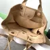 Chanel Woven Tote: Textured Raffia, Signature Logo &amp; Chain, Embracing Summer Elegance size38 #A54203