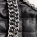 Chanel chain around hobo Black/silver #A50979