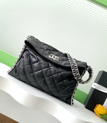 Chanel chain around hobo Black/silver #A50979