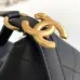 CHANEL Quilted CC GHW Chain Shoulder Bucket Bag Calfskin Leather Black #A50939