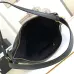 CHANEL Quilted CC GHW Chain Shoulder Bucket Bag Calfskin Leather Black #A50939