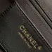 CHANEL Quilted CC GHW Chain Shoulder Bucket Bag Calfskin Leather Black #A50939
