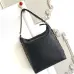 CHANEL Quilted CC GHW Chain Shoulder Bucket Bag Calfskin Leather Black #A50939