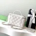 Chanel 21A Pink Small Vanity With Chain Top Handle Logo #A50938