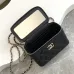 Chanel 21A Pink Small Vanity With Chain Top Handle Logo #A50938