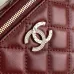 Chanel 21A Pink Small Vanity With Chain Top Handle Logo #A50938