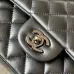 Chanel CC Black Quilted Lambskin Medium Classic Double Flap AAA+ Shoulder Bag #A54424
