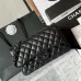 Chanel CC Black Quilted Lambskin Medium Classic Double Flap AAA+ Shoulder Bag #A54424