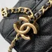 Chanel Quilted Caviar Leather Mini Vanity Bag With Gold Chain Strap And CC Logo size:11×8×7cm #A54384