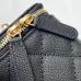 Chanel Quilted Caviar Leather Mini Vanity Bag With Gold Chain Strap And CC Logo size:11×8×7cm #A54384