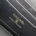 Chanel Quilted Caviar Leather Mini Vanity Bag With Gold Chain Strap And CC Logo size:9×17×8cm #A54385