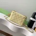 Chanel Quilted Caviar Leather Mini Vanity Bag With Gold Chain Strap And CC Logo size:9×17×8cm #A54385