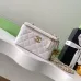 Chanel Quilted Caviar Leather Mini Vanity Bag With Gold Chain Strap And CC Logo size:9×17×8cm #A54385
